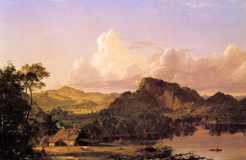 Frederic Edwin Church Home by the Lake oil painting image